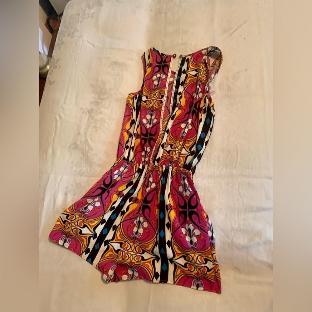 Peach Love of California sleeveless romper